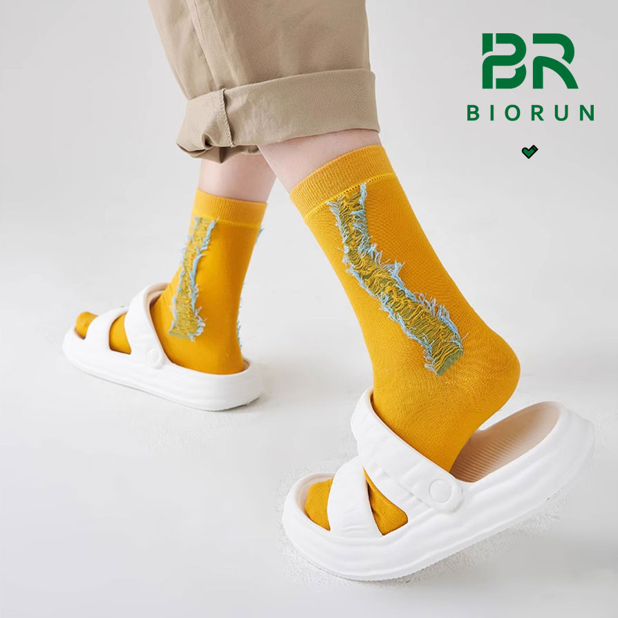 Stylish Casual Cotton Socks with Comfort & Durability
