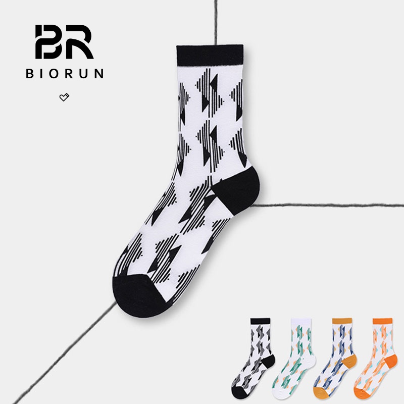 Geometric Colorful Cotton Socks