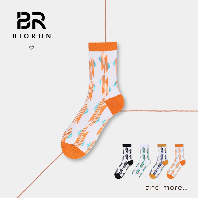 Geometric Colorful Cotton Socks