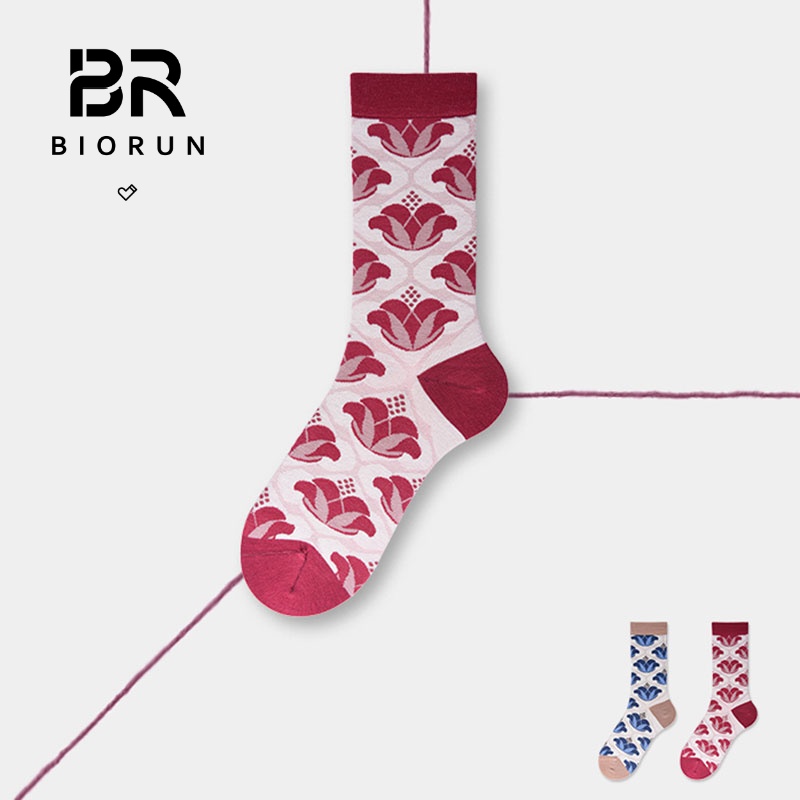 Geometric Colorful Cotton Socks