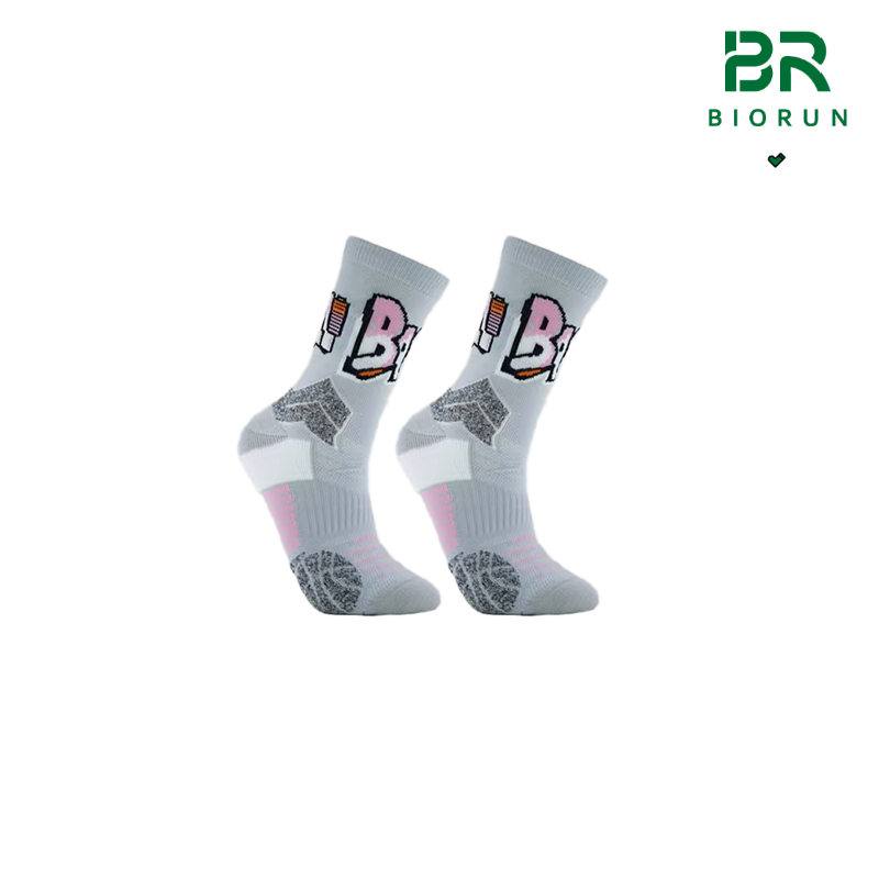 Graffiti Basketball Socks (grey)