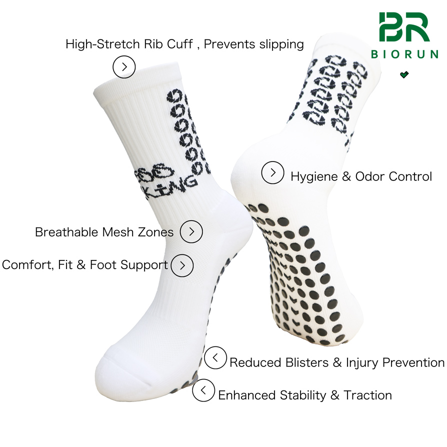 running socks with grip