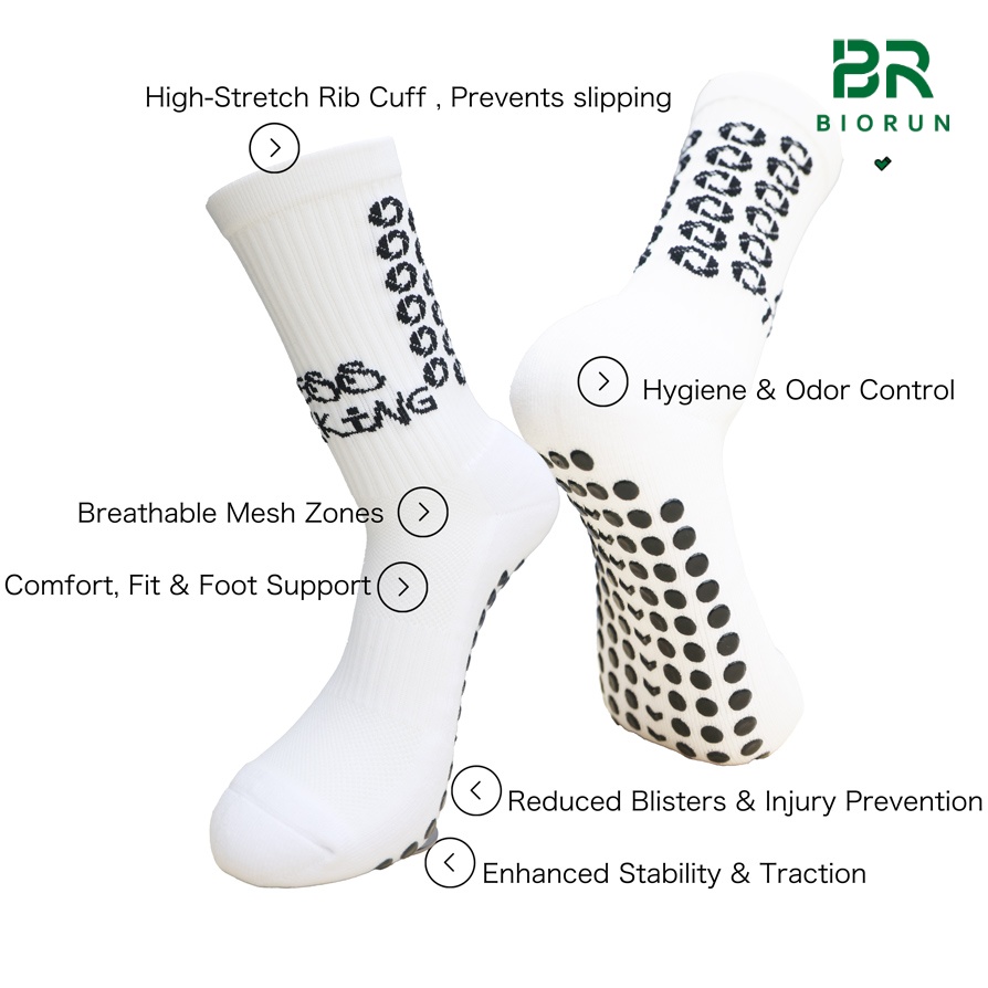 running socks with grip